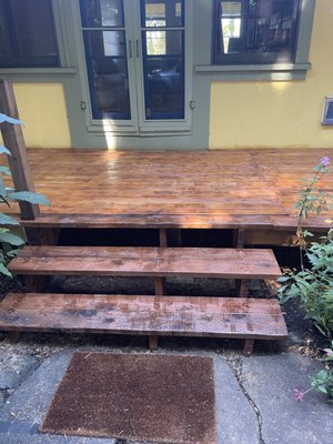 Stunning deck remodel in Hawi. - This beautiful property in Hawi had big mold and rotting issues, being in such a rainy and windy area. The decks were completely rotten, foundations completely rotted down and fascia needed to be redone. All decks on main house plus Ohana were redone with carefully chosen Southern Yellow Pine pressure treated and weather-proofed wood, stained with stunning Australian Timber oil to seal in the wood and not let any water in. These decks will now last for decades remaining beautiful and intact. Stunning deck remodel in Hawi. - This beautiful property in Hawi had big mold and rotting issues, being in such a rainy and windy area. The decks were completely rotten, foundations completely rotted down and fascia needed to be redone. All decks on main house plus Ohana were redone with carefully chosen Southern Yellow Pine pressure treated and weather-proofed wood, stained with stunning Australian Timber oil to seal in the wood and not let any water in. These decks will now last for decades remaining beautiful and intact.
