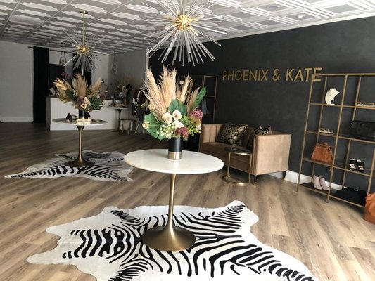 Phoenix and Kate - This was a complete remodel for a new boutique. We are so pleased with how this floor compliments the design! Phoenix and Kate - This was a complete remodel for a new boutique. We are so pleased with how this floor compliments the design!