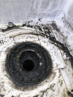 Commercial Emergency call - Found a whole lot up there… roots forcing to crack “sealed” areas..,I removed all plants and cleaned entire roof top,, documented every that I found and took pictures, cabled the storm drain and resealed the whole neck around each drain with waterproofing caulk insuring the property owners 100% job completion