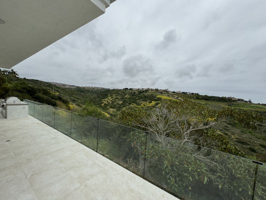 Glass Outdoor Railing, Corona Del Mar, CA - Glass Outdoor Railing, Corona Del Mar, CA