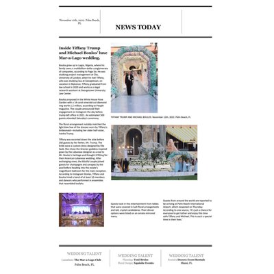 Press Release of recent events - Honored to be showcased on all this magazines and articles Explore the story behind our award-winning event rental services. Press Release of recent events - Honored to be showcased on all this magazines and articles Explore the story behind our award-winning event rental services.