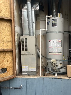 Furnace replacement in mobile home - This mobile home was being sold. Existing furnace had little to no maintenance done throughout its life span. System hadn’t been working for years. Replaced with new furnace Furnace replacement in mobile home - This mobile home was being sold. Existing furnace had little to no maintenance done throughout its life span. System hadn’t been working for years. Replaced with new furnace