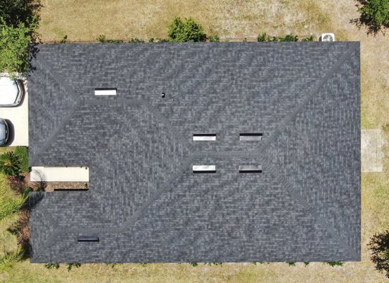 Daytona Beach Roof Replacement - OC Onyx Black Daytona Beach Roof Replacement - OC Onyx Black