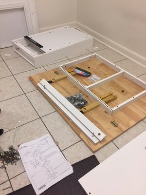 Furniture assembly - All flat pack furniture assembly.   Assembly required? Give me a call and let me put the pieces together for you.   With many years of experience I have the knowledge, tools and patience to may your next project a worry free one for you.