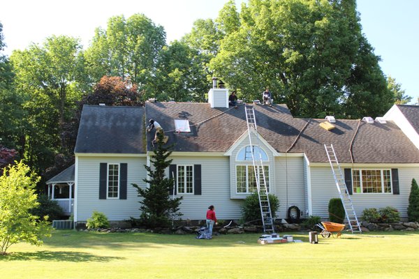 Roof Replacement - This Stratham, NH project was a straightforward roofing with skylight replacement contract. It was done in under 8 hours. You can see a video of the homeowner's remarks at https://www.youtube.com/watch?v=stst8kxVb4I Roof Replacement - This Stratham, NH project was a straightforward roofing with skylight replacement contract. It was done in under 8 hours. You can see a video of the homeowner's remarks at https://www.youtube.com/watch?v=stst8kxVb4I