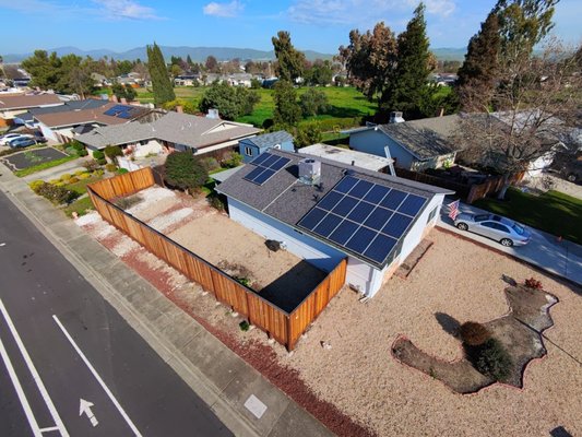 Landmark Pro Solaris New Roof & Solar Re-Installation - While installing this beautiful new roof, our team successfully managed a complex rooftop assembly involving both an A/C unit and a complete solar array. Landmark Pro Solaris New Roof & Solar Re-Installation - While installing this beautiful new roof, our team successfully managed a complex rooftop assembly involving both an A/C unit and a complete solar array.