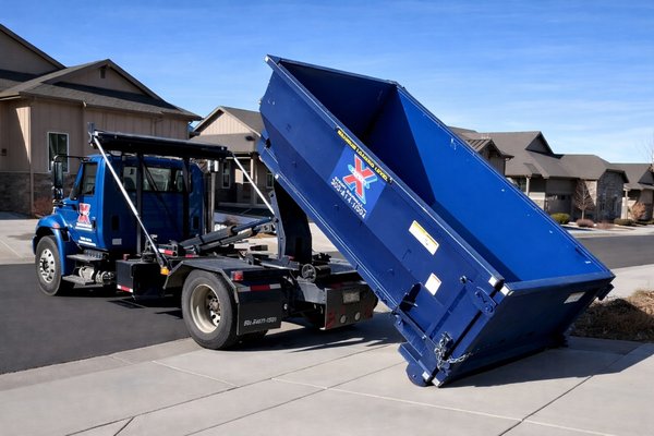 10 Yard Dumpster Rentals - Our 10-yard residential dumpster is perfect for garage and basement cleanouts! We service Douglas and Elbert Counties with our 10-yard dumpster.