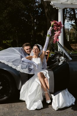 V&O Wedding Photoshoot - V&O rented our 1958 MG MGA for their special day at Tulu Vineyards. They wanted to capture a old money estate vibe that the vintage British roadster shows off so well. V&O Wedding Photoshoot - V&O rented our 1958 MG MGA for their special day at Tulu Vineyards. They wanted to capture a old money estate vibe that the vintage British roadster shows off so well.