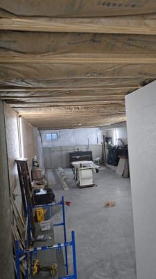 OSB ON INTERIOR CEILING - OSB INSTALLATION ON INTERIOR CEILING