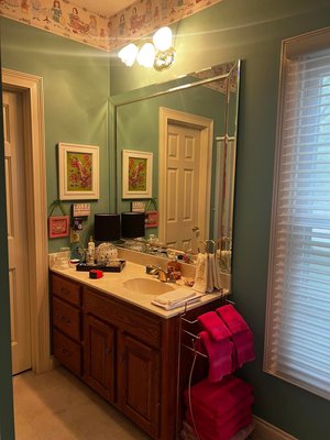 Greenwood Bathroom - These customers wanted to bring life to their outdated bathroom. We were able to design and deliver just what they had in mind! Greenwood Bathroom - These customers wanted to bring life to their outdated bathroom. We were able to design and deliver just what they had in mind!