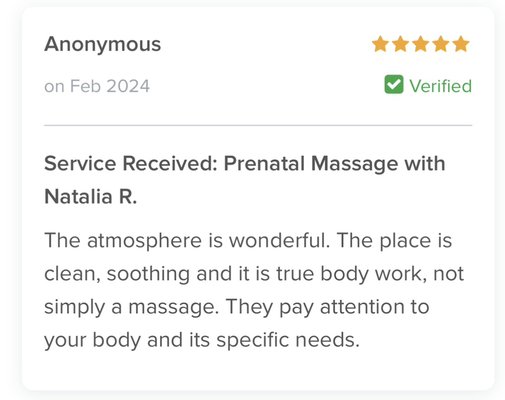 Testimonials on Massagebook - View more of our amazing 5 star reviews on our booking homepage. Click Book Now and view over 200 verified reviews. Book Now to experience our highly trained, professional massage therapists.