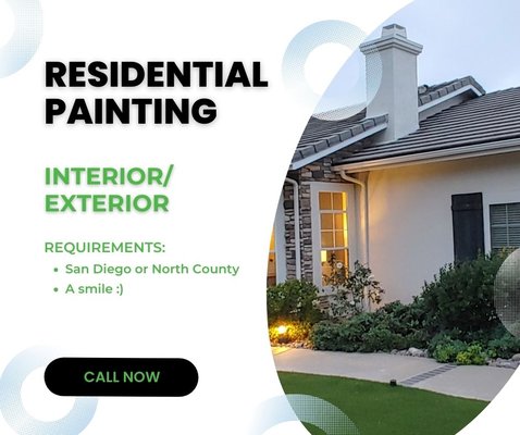 Residential Painting - Painting your house can be a daunting task. Thanks to HiTech Painting Inc., creative and affordable solutions are readily available for homeowners who want to spruce up their homes in a timely fashion. Residential Painting - Painting your house can be a daunting task. Thanks to HiTech Painting Inc., creative and affordable solutions are readily available for homeowners who want to spruce up their homes in a timely fashion.