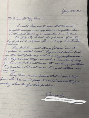 Technician Appreciation - Real feedback from real customers. 💬 Thanks for trusting us to get the job done right! Technician Appreciation - Real feedback from real customers. 💬 Thanks for trusting us to get the job done right!