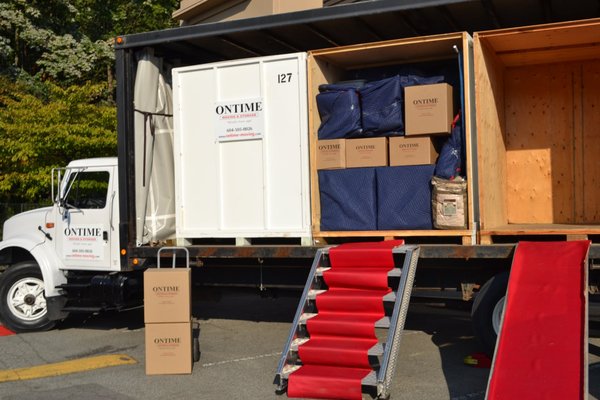 A three-day job packing, loading, Containerized, and then moving to Chase - Very tough move optimize time and cost of moving to Chase from Langley in spite of the rampant wildfire