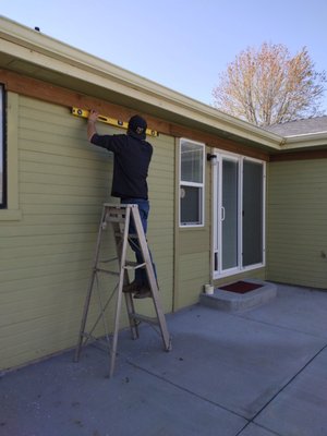 Patio Cover - Backyard patio cover build! Simple, yet efficient and useful for any weather. Call us today for your next covered patio project! Patio Cover - Backyard patio cover build! Simple, yet efficient and useful for any weather. Call us today for your next covered patio project!
