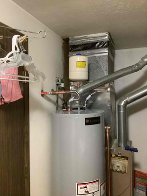 Gas Water Heater Installation - Gas water heater installation with expansion tank Gas Water Heater Installation - Gas water heater installation with expansion tank