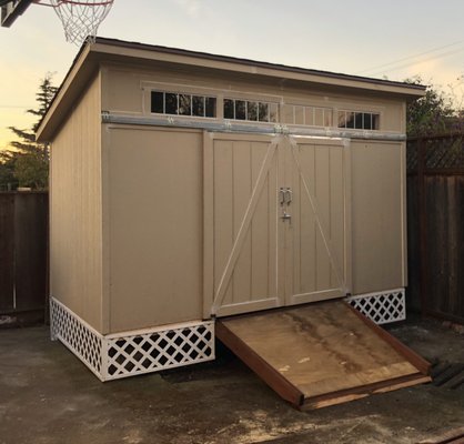 Shed Construction - Backyard shed and storage construction. Shed Construction - Backyard shed and storage construction.