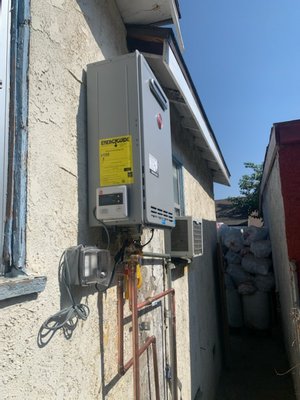 Tank to tankless water heater swap out. - This was a tank water heater. we replaced with tankless. Tank to tankless water heater swap out. - This was a tank water heater. we replaced with tankless.