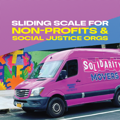 Solidarity Movers - We're a 5-Star rated, full service moving company based in NYC. We provide affordable, flat-rates to NYC residents and offer sliding-scale service to non-profits and community organizations doing positive work in the city.