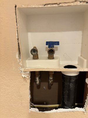 Washer Spout replacement - This was done for a home owner who had a tenant moving in right away . 2/9/26 Washer Spout replacement - This was done for a home owner who had a tenant moving in right away . 2/9/26