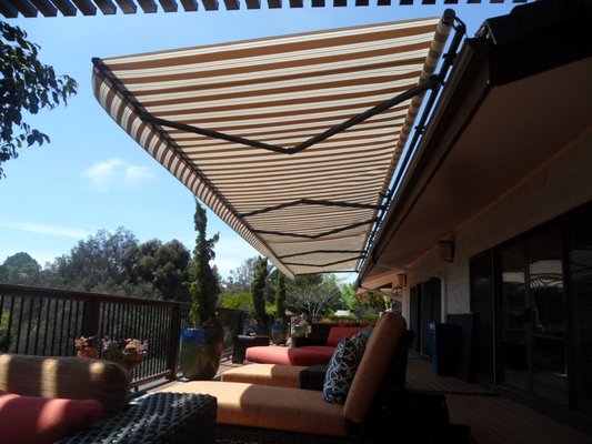 Elite Double Retractable Awning - Before & After - Check out our Elite Double Retractable Awnings providing shade for larger areas with wider widths! Elite Double Retractable Awning - Before & After - Check out our Elite Double Retractable Awnings providing shade for larger areas with wider widths!