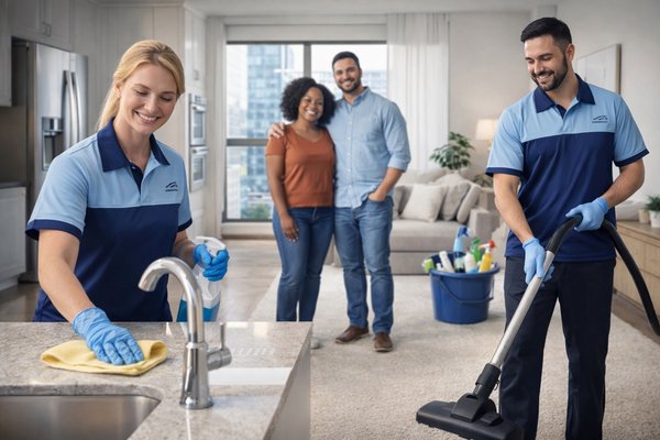 Residencial Cleaning - Apartment with deep cleaning of the bathroom. The pictures speak for themselves.