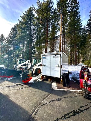 Incline Pines HOA Snow Removal - This 40 house HOA was our first commercial property. We were in charge of clearing the entire driveway, parking spaces, the main walkway to each home, making sure bear boxes were accessible as well as fire hydrants. We worked closely with the HOA board to set an efficient procedure in place in order for things to run smoothly. It is safe to say it was a success. Incline Pines HOA Snow Removal - This 40 house HOA was our first commercial property. We were in charge of clearing the entire driveway, parking spaces, the main walkway to each home, making sure bear boxes were accessible as well as fire hydrants. We worked closely with the HOA board to set an efficient procedure in place in order for things to run smoothly. It is safe to say it was a success.