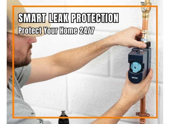Smart Leak Protection - Protect Your Home 24/7 with MOEN FLO Smart Leak Protection. Detect leaks early, monitor water usage, and automatically shut off water before major damage happens. Smart protection 24/7 for total peace of mind. Get a professional installation from Papa's Plumbing. Serving Tujunga, Burbank, Pasadena, La Crescenta, La Cañada, Glendale, and Los Angeles, CA. Call (626) 231-0210 today!

Also, ask us about: sewer camera inspection, tankless water heater flushing, water heater maintenance, sewer inspection, garbage disposal, drain installation, and water filtration installation.