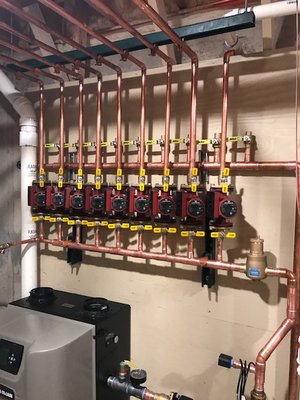 Hydronic heat - We are specialists in floor warming and snow melt applications.