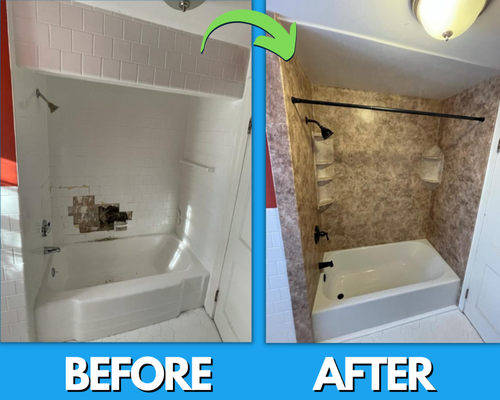Before & Afters - Here are a few of many bathrooms we have transformed across New England.