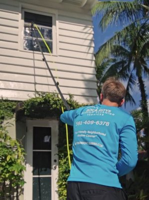 Residential Window Cleaning - We Offer:
Exterior Window Cleaning
Interior Window Cleaning
Hard water stain removal
Glassdoor cleaning
Screen cleaning
Track cleaning
Frame Cleaning
Boca Boys Window Cleaning is proud to provide high-quality window cleaning services for residential properties in Delray Beach. Our team uses only the latest equipment and advanced technology, allowing us to handle any window cleaning task — from single-story homes to multi-unit buildings. Our state-of-the-art techniques are so efficient that we rarely need ladders to clean windows on the second floor, ensuring both safety and effectiveness with every job.
Sometimes, achieving the best results requires turning to traditional methods. While our modern equipment is ideal for most tasks, certain windows or objects, especially those with unique architectural features or delicate surfaces, require a more specialized approach. In these cases, we use a ladder to carefully address every detail and corner. This allows us to ensure a deeper and more thorough cleaning, paying attention to even the most hard-to-reach spots.
Furthermore, we complete the cleaning process using an advanced RODI filtration system, which enables us to clean windows with our water-fed poles (WFP). As a result, the water coming from our system is 100% distilled. Therefore, we can skip the drying stage entirely, as the windows dry on their own, leaving a streak-free shine. Residential Window Cleaning - We Offer:
Exterior Window Cleaning
Interior Window Cleaning
Hard water stain removal
Glassdoor cleaning
Screen cleaning
Track cleaning
Frame Cleaning
Boca Boys Window Cleaning is proud to provide high-quality window cleaning services for residential properties in Delray Beach. Our team uses only the latest equipment and advanced technology, allowing us to handle any window cleaning task — from single-story homes to multi-unit buildings. Our state-of-the-art techniques are so efficient that we rarely need ladders to clean windows on the second floor, ensuring both safety and effectiveness with every job.
Sometimes, achieving the best results requires turning to traditional methods. While our modern equipment is ideal for most tasks, certain windows or objects, especially those with unique architectural features or delicate surfaces, require a more specialized approach. In these cases, we use a ladder to carefully address every detail and corner. This allows us to ensure a deeper and more thorough cleaning, paying attention to even the most hard-to-reach spots.
Furthermore, we complete the cleaning process using an advanced RODI filtration system, which enables us to clean windows with our water-fed poles (WFP). As a result, the water coming from our system is 100% distilled. Therefore, we can skip the drying stage entirely, as the windows dry on their own, leaving a streak-free shine.