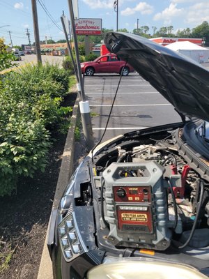 Jumpstarts - With top of the line equipment, A jumpstart is just a call away.