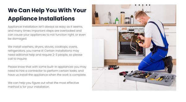 Heating and Appliance Installation - Call for a quote! 951-395-8176 Heating and Appliance Installation - Call for a quote! 951-395-8176