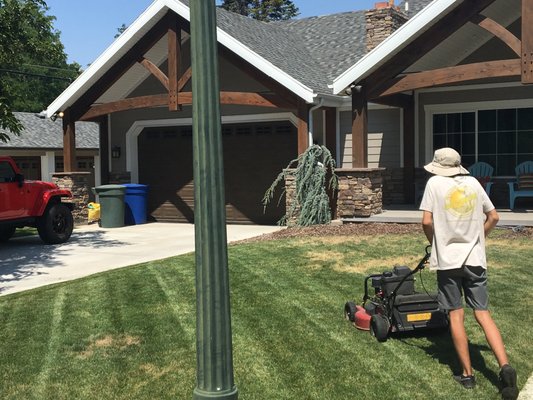 Lawn mowing - Wasatch eco-mow is primarily a lawn maintenance company with close to 200 residential lawn customers on the east side of Salt Lake City. Lawn mowing - Wasatch eco-mow is primarily a lawn maintenance company with close to 200 residential lawn customers on the east side of Salt Lake City.