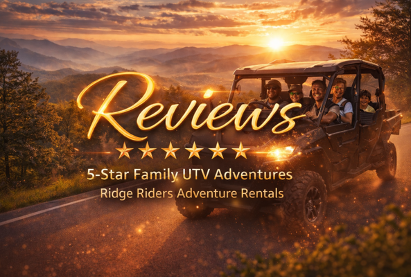 ⭐ See Why Riders Rave About Us!⭐ - From families to couples and groups of friends, our guests can’t get enough of their Smoky Mountain UTV adventures! They love the smooth rides, beautiful scenery, and friendly service—and many say it’s the highlight of their trip.
Check out our reviews and discover why so many riders recommend us for unforgettable memories and five-star fun!
📞 Have questions or ready to book? Call (865) 888-7368 and experience it for yourself! ⭐ See Why Riders Rave About Us!⭐ - From families to couples and groups of friends, our guests can’t get enough of their Smoky Mountain UTV adventures! They love the smooth rides, beautiful scenery, and friendly service—and many say it’s the highlight of their trip.
Check out our reviews and discover why so many riders recommend us for unforgettable memories and five-star fun!
📞 Have questions or ready to book? Call (865) 888-7368 and experience it for yourself!