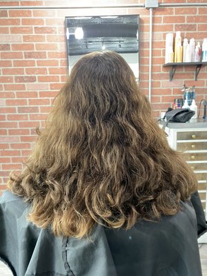 Subtle Highlights! - This client just wanted a natural looking, change! We achieved this look doing a full foilayage and a toner!