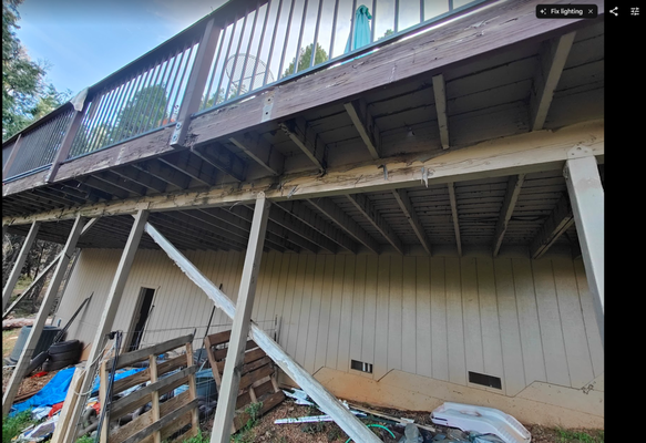 From Bad to Good - This customer had a beautiful view, not so much a deck.
We fixed that and gave them what they needed to keep enjoying the Scenery.