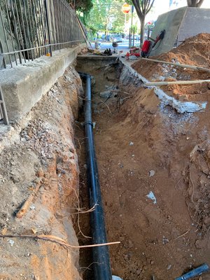 University City 30 foot run with the Curb Trap Replacement - Excavating 30 foot round with the curb trap! University City 30 foot run with the Curb Trap Replacement - Excavating 30 foot round with the curb trap!