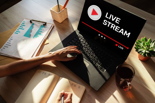 Live Streaming - At Glowing Moon, we have the technology and experience to provide high quality livestream transmissions that utilize multi-cam set ups, professional audio mixing, and graphic overlays. Providing an elevated experience to your viewers can help promote your brand and separate you from your competitors. Live Streaming - At Glowing Moon, we have the technology and experience to provide high quality livestream transmissions that utilize multi-cam set ups, professional audio mixing, and graphic overlays. Providing an elevated experience to your viewers can help promote your brand and separate you from your competitors.