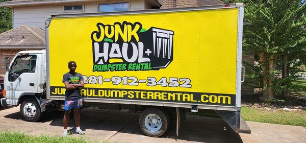 Our new junk hauling box truck !!! - We carry more for less!