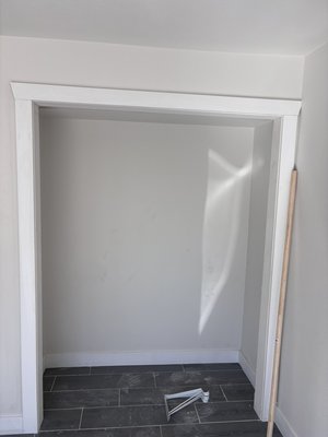 Closet installation - Closer half’s and hanging bar were installed in the new Adu project Closet installation - Closer half’s and hanging bar were installed in the new Adu project