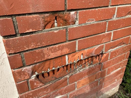 Chimney Repair - External chimney repairs, customer requested tuckpointing and we finished it off with a waterproofing finish! Chimney Repair - External chimney repairs, customer requested tuckpointing and we finished it off with a waterproofing finish!