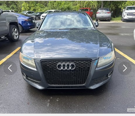 2008 a5 bumper replacement and full paint - Refresh on audi a5