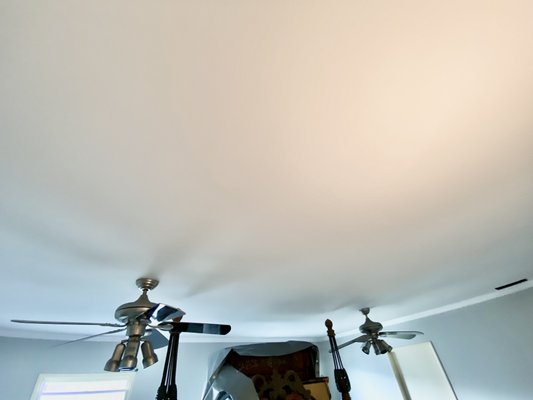 Popcorn removal - Popcorn removal from a 1970 home in orange county