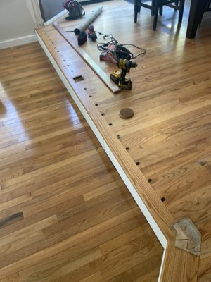 Eric floor renovation - Remodel, Floors edge