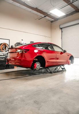Paint Protection with Ceramic Coating - We highly recommend a coating on these Tesla‘s. The paint is extremely thin from the factory measuring in most times at only .05 mm. This is typically half of what most cars come with from the factory. Adding ceramic coating to the paint thickens and locks in the current paint for the next 5 years plus and more if garaged and upkept.