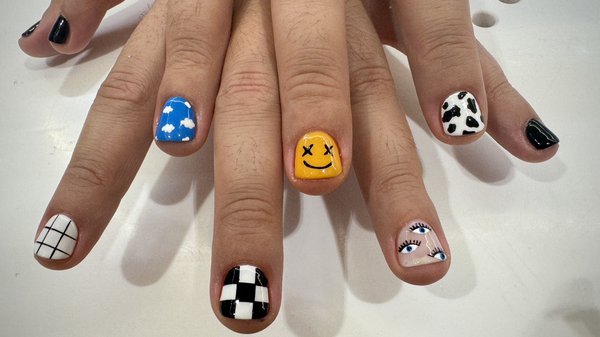 Nail art by EMMA - emma's nail art is a true work of art. She has an eye for detail and a steady hand, which makes her designs precise and intricate. Her portfolio is a testament to her creativity and skill, featuring a wide range of styles, from elegant and understated to bold and colorful. Whether you're looking for a classic French manicure or a trendy ombre design, emma is the artist to see. Her clients rave about the quality of her work and the attention to detail she brings to each and every design. If you're in the market for a stunning manicure, be sure to check out Joanne's portfolio and book an appointment today! Nail art by EMMA - emma's nail art is a true work of art. She has an eye for detail and a steady hand, which makes her designs precise and intricate. Her portfolio is a testament to her creativity and skill, featuring a wide range of styles, from elegant and understated to bold and colorful. Whether you're looking for a classic French manicure or a trendy ombre design, emma is the artist to see. Her clients rave about the quality of her work and the attention to detail she brings to each and every design. If you're in the market for a stunning manicure, be sure to check out Joanne's portfolio and book an appointment today!