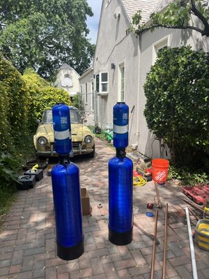 Whole house water filtration system install - Installed new Aquasana whole house water filtration with UV purifier Whole house water filtration system install - Installed new Aquasana whole house water filtration with UV purifier