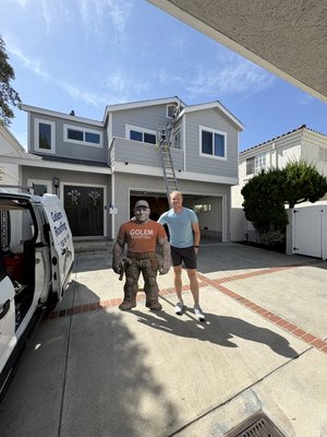 We GAF system in Torrance - New roof With a solid protection
50-Year GAF system warranty
15-year No-Leak workmanship warranty by Golem Roofing
$250K third-party guarantee We GAF system in Torrance - New roof With a solid protection
50-Year GAF system warranty
15-year No-Leak workmanship warranty by Golem Roofing
$250K third-party guarantee