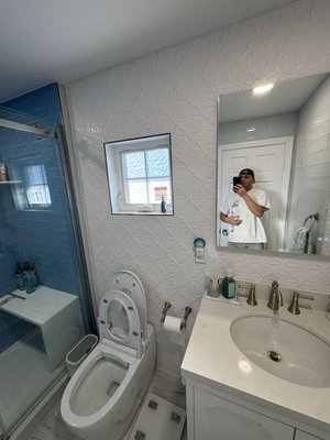 Another bathroom, we did it the customer she’s very happy because we did a good work ￼ - Another beautiful bathroom we did it the customer. She’s very happy with us because always we do good work. ￼